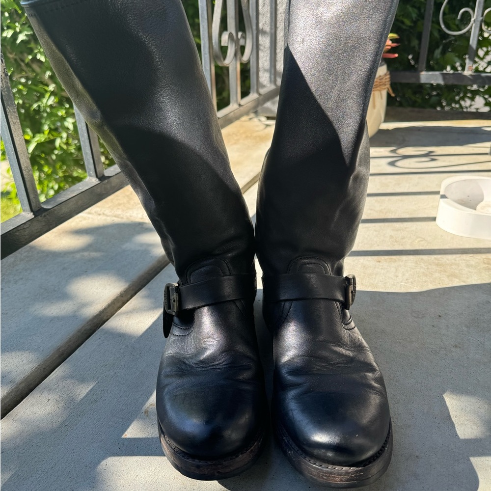 Frye Buckle Boots